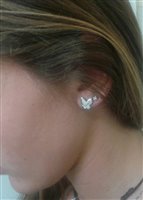 Orecchini Salvini Donna Minimal Ext in Oro bianco Diamante 0.002 Ct 20049489 - 20049489